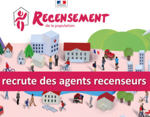 RECENSEMENT DE LA POPULATION – LA COMMUNE RECHERCHE 2 AGENTS RECENSEURS