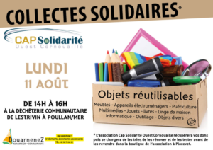 COLLECTE SOLIDAIRE LE 11 AOÛT