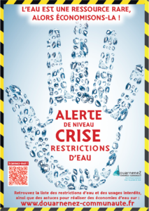 LE FINISTERE EST PLACE EN SITUATION DE « CRISE » SECHERESSE