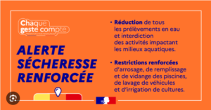 LE FINISTERE EST PLACE EN ALERTE RENFORCEE SECHERESSE